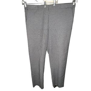 J Jill essential slim ankle size 18 pull up stretch, stripes grey white